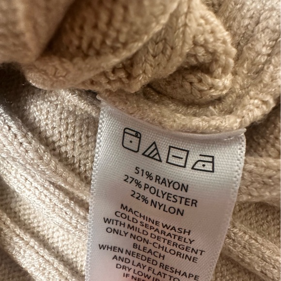 Willow & Wind Cropped Ribbed Sweater Womens Size XS Sheer Bliss Fitted Nylon NWT - Picture 4 of 7